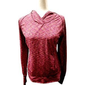 Tangerine Pullover Hoodie Marled Pink Size Medium